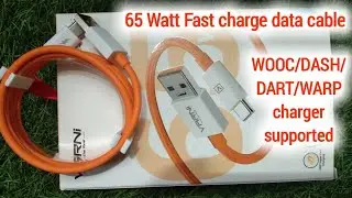 WOOC,DART,DASH,WARP 65W Fast charging data cable | oppo, realme 65w fast charge data cable