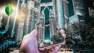 How to make things POP OUT of your PHONE in SNAPSEED! 😮 — 3D effect phone photography tutorial