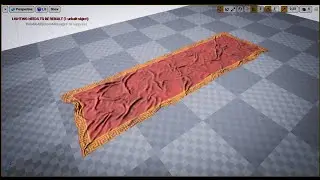 Blender→UE4: Creation asset-  Carpet