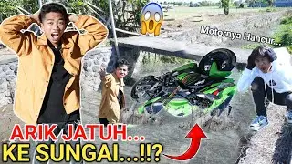 Arik J4tuh Kesungai?? GARA2 TOURING SAMA ARYA NYUSUL SAPUTRA KEKAMPUNG?? | Mikael TubeHD