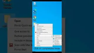 How To Create Zip Folder in windows 10 