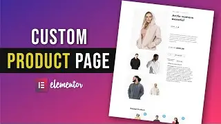 Woocommerce single product page customize Elementor  | Woocommerce product page customize