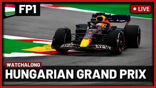 🔴F1 Live: Hungarian GP Free Practice 1 - Commentary + Live Timing