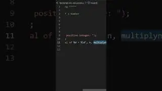 C Programming | Factorial of a Number Using Recursion