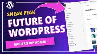 This is the future of the WordPress Admin