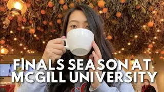 FINALS WEEK AT MCGILL UNIVERSITY // Senior Year Week In My Life Vlog