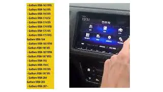 Honda Gathers VXM-187vfi car multimedia radio code online