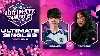 Riddles vs MuteAce - Group B Ultimate Summit 6 - SSBU Singles | Terry vs Peach