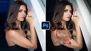 How to Add Tattoos in Photoshop - Photoshop Tutorial