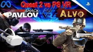 Сравнение Обзор Pavlov Quest 2 vs Alvo PSVR