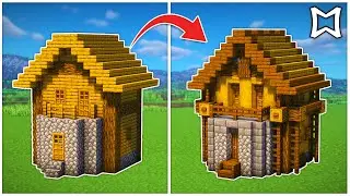 Minecraft Tutorial ► Village Medium House #2 Transformation | How To Build In Minecraft