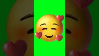 happy face Icon Green screen effects 