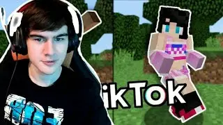 Братишкин смотрит / TIK TOK - ПРИКОЛЫ В МАЙНКРАФТ