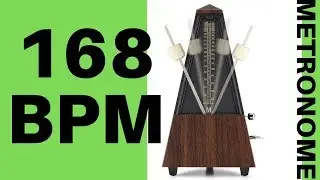 168 BPM Metronome - Click Track 168 Beats Per Minute