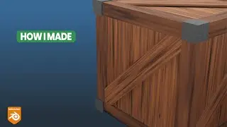 Stylized Crate – Making of | Blender 4.1