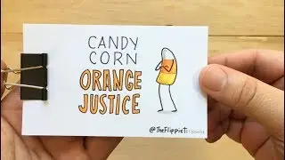 Candy Corn ORANGE JUSTICE : Fortnite Dance Flipbook