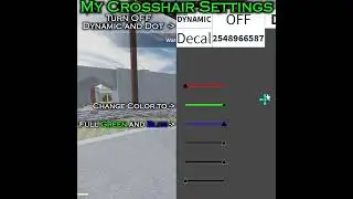 My Crosshair Settings Counter Blox Remastered 