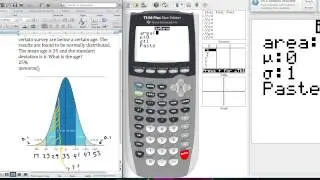 Using invnorm in the TI 84