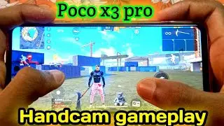 Poco x3 pro free fire handcam gameplay || poco x3 pro free fire test