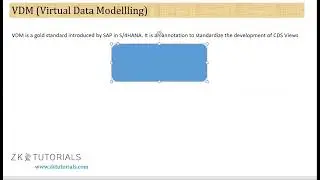 15.1 VDM and Types of VDM In SAP ABAP On HANA