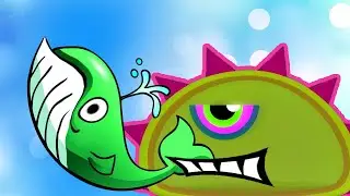 Суровый ЛИЗУН ГЛАЗАСТИК в Мегаполисе #15 Игра Mutant Blobs Attack Lion Boy