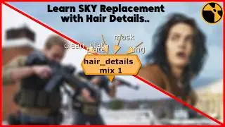 How To Do SKY Replacement & Add SKY Detail In Nuke | Nuke Compositing | #nuke #compositing #sky