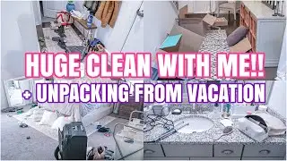 HUGE CLEAN WITH ME!! | MESSY HOUSE TRANSFORMATION | EXTREME CLEANING MOTIVATION 2024