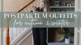 Postpartum Basics for Autumn with Quince | Postpartum Outfits