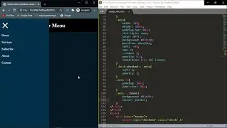 Sidebar Menu Using HTML And CSS Only | No JavaScript | ProgrammingTT