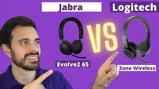 SHOWDOWN New Jabra Evolve2 65 vs Logitech Zone Wireless - MIC & SPEAKER TEST!