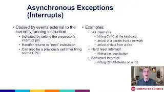 The four flavors of exceptions in OS kernels