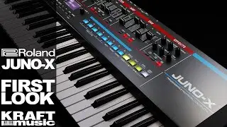 Roland Juno-X Programmable Polyphonic Synthesizer - First Look with Scott Berry