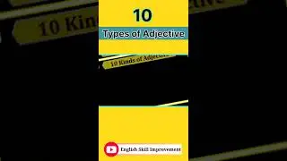 Adjectives in English Grammar - Types of Adjective #shorts