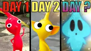 Pikmin 3 Deluxe Monochrome Challenge - One Pikmin Type Per Day - Part One