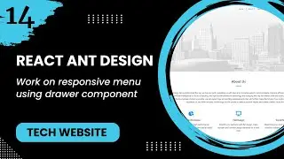 React JS #14 - Work on responsive menu using drawer component