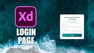 Design a Simple Login Page in Adobe XD 2020