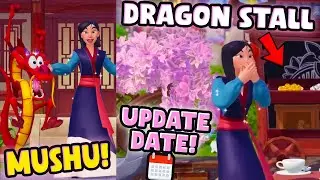 UPDATE NEXT WEEK in Disney Dreamlight Valley. Mushu, New Stall. Lucky Dragon Update News.