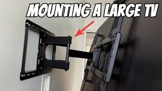 How to mount a large TV. 42