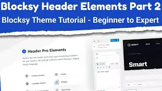 Blocksy Header Elements Part 2 | Blocksy Theme Tutorial - Beginner to Expert