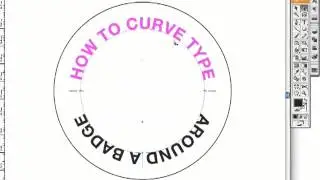 How to curve type around a badge using Adobe Illustrator CS3   ArtworkExplainedcomau   video