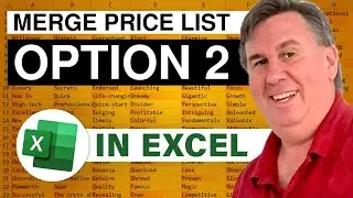 Excel - Price List with PowerPivot - Episode 1734