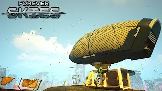 Forever Skies Ep1 - Getting Started!  Blimping Aint Easy!