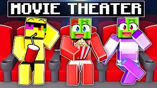 We Opened A CINEMA In Minecraft (SUNNY and MELON Movie)