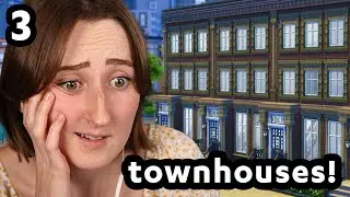 FINALLY finishing giant new york inspired townhouses in the sims! #3 (Streamed 12/30/23)