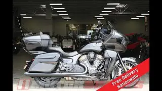 2023 Indian Motorcycle® Pursuit Elite Super Graphite M / Black M w/ SB Accents PI23998@ iMotorsports