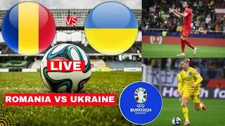 Romania vs Ukraine Live Stream Euro 2024 Football Match Score Commentary Highlights en Vivo Direct