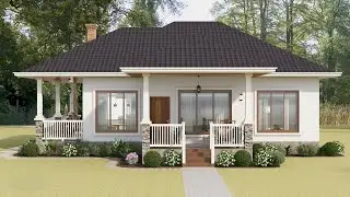 Cozy Small 3 bedroom House Design With Floor Plan