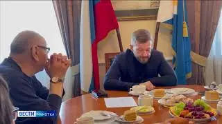 Встреча В. Кузнецова с советом старейшин АКМНЧ