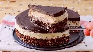 Puffed rice and chocolate cake: NO-BAKE, DELICIOUS and VERY EASY to prepare! 😋