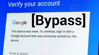 How to Bypass Google FRP lock on any Android phones